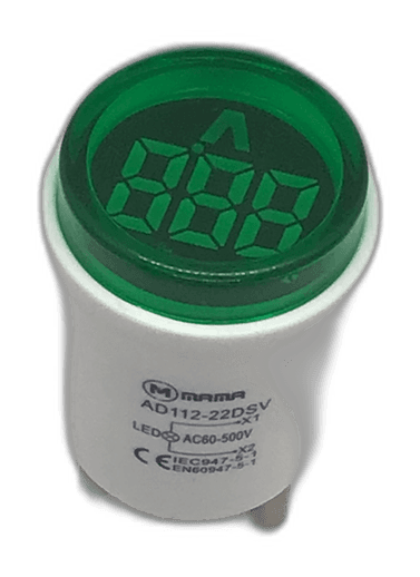AD112 Round Digital Panel Meter Indicator 22mm