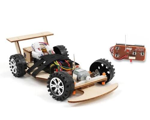 DIY Wooden Toy Car Kit (Basic Educational Project)