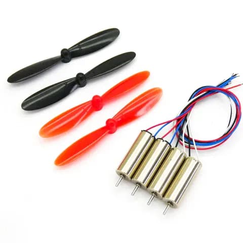 Quadcopter Spare Coreless Motors + Propellers Set