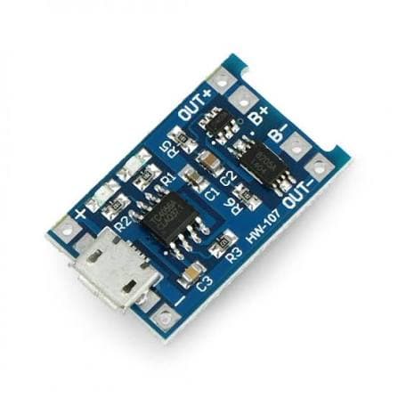 TP4056 Micro-USB Li-ion Charging Module