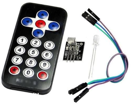 IR Receiver Module + Remote Control Kit