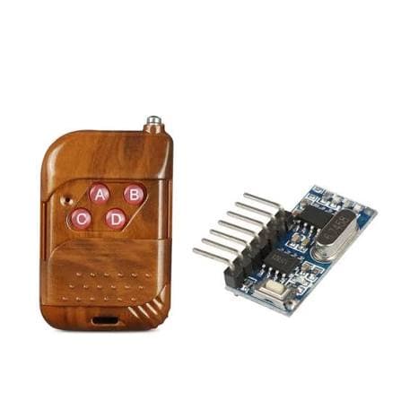 433MHz RF Remote + 4-CH Receiver Module