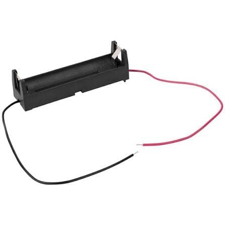 18650 Single Battery Holder with Leads